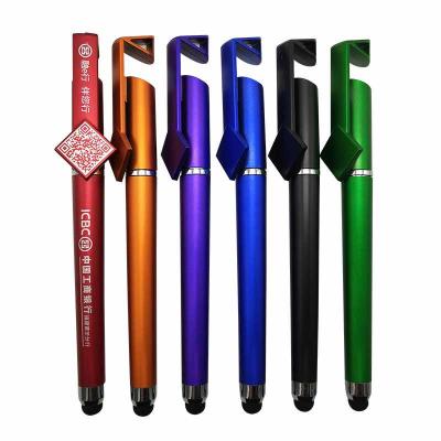 China Normal factory directly supply wholesale QR code stylus pen mobile phone holder pen for sale