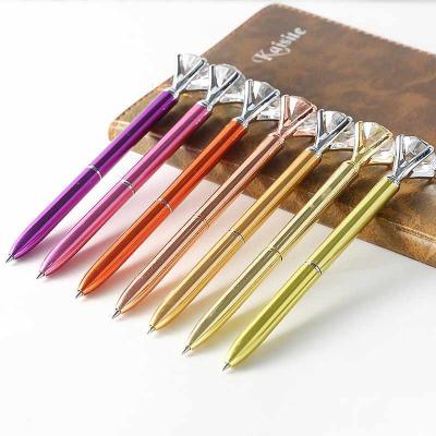 China Large Pen Fashion Metal Promotional Diamond Shaped Pen for sale