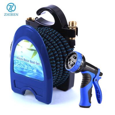 China ZR Adjustable High Pressure Car Wash Tool Brass Connector Garden Water Hose Reel for sale