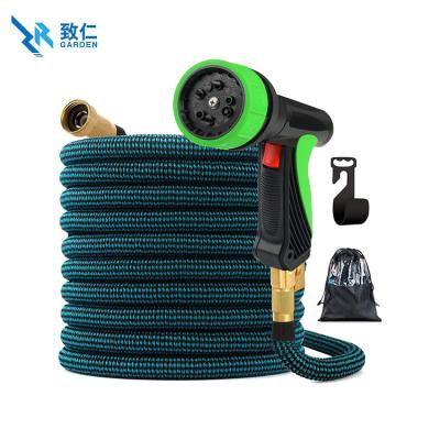 China Garden Water Hose Adjustable Hose Pipe 50ft Expandable Hose Pipe With Brass for sale