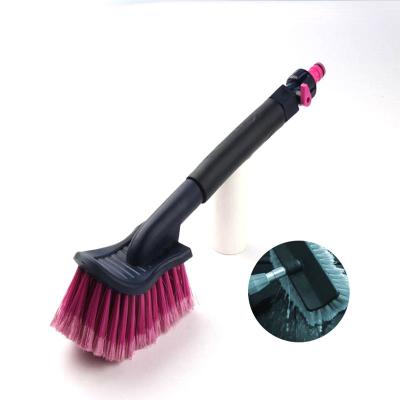 China Car Wash PVC Hair Brush Car Wheel Brush Cleaner Car Water Wash Sweep Car Wash PVC Hair Sweep Universal Use For Motorcycle Metal+ Plastic NC abs; ZHE for sale