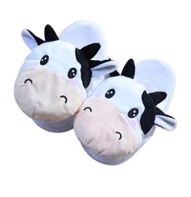 China Breathable Hot Selling Air Bag Slippers Animal Plush Cow Open Mouth Cartoon Cute Slippers for sale