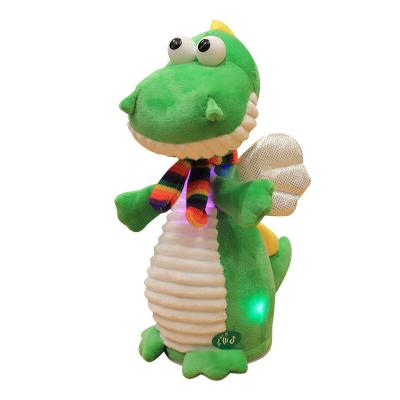 China Hot Selling Stuffed Plush Toy Singing and Dancing Repeating Dinos Children Gifts Funny for sale