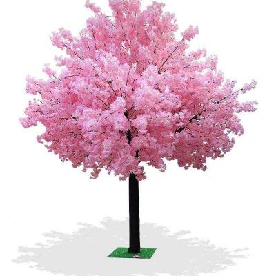 China Beautiful Colorful Indoor outdoor Customized Table Centerpiece White Pink Sakura Artificial Flower Cherry Blossom Tree For Wedding Decor for sale