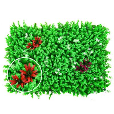 China Outdoor Indoor Decoration garden outdoor plant green wall foliage decoration backdrop green artificial grass wall grass for sale