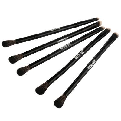 China Hot Selling Wholesale 5-Pcs Beauty Factory Price Makeup Tools Double Private Label Eyeshadow Make Up Brush For Make Up for sale