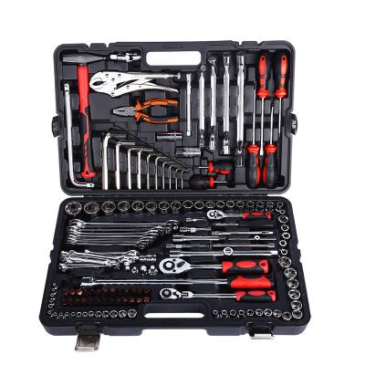 China DIY Tools 147pcs Auto Tire Repair Kit Combination Socket Wrench Set Tool Box for sale