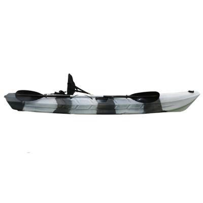 China LLDPE Customized Removable Pedal Fishing Sailing Sit On Top Drop Stitch Canoe Double Kayak for sale