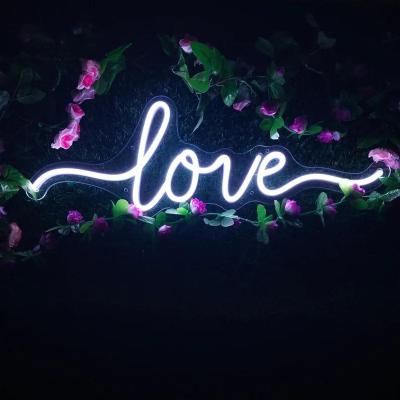 China Building Manufacturer Hot Selling Christmas Decorations Lighting Letters Acrylic Led Neon Lights Wedding Neon Party Neon Sign Custom for sale