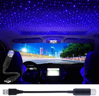 China USB Switch Night Lamp USB Star Night Lamp For Kids Using Flexible USB Sky Night Lamp Fit All Cars Ceiling Roof Laser Projector Starry Led Light for sale