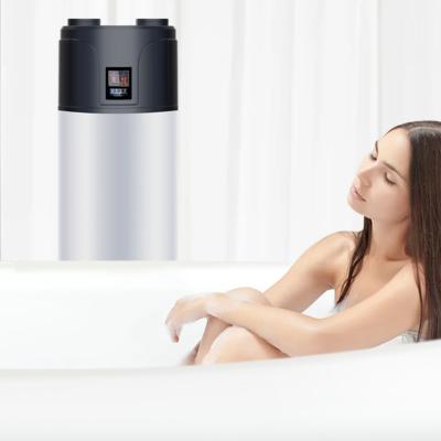 China Heat Pump Hot Water Heater In 250L Storage Outdoor Air Source All In One Heat Pump for sale