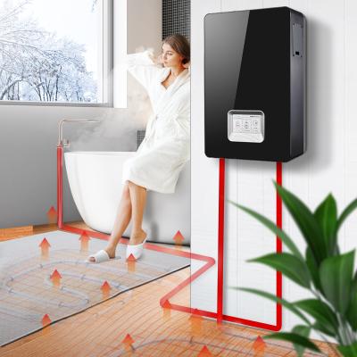 China VERTICAL Electric Combi Boiler for Electric Heating Water Heater Home Central Heating and Hot Water Boiler Machine for sale