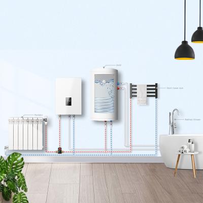 China VERTICAL electric heating system boiler connected to external water tank for water heating for sale