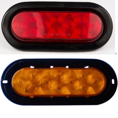 China factory price of boat etc. best truck trailer lorry van camper rv led truck 10 LED lamp 6 inch Amber Red White Color With for sale