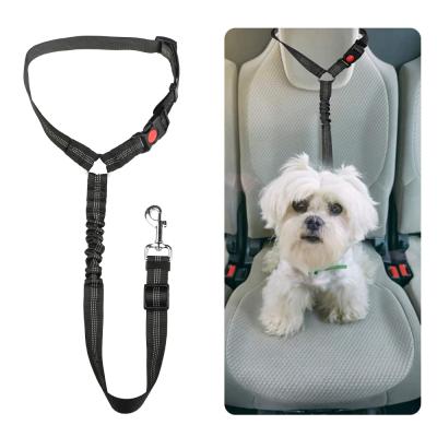 China Manufacturer Wholesale Adjustable Nylon Pet Car Seat Belt Reflective Dog Seat Belt for sale