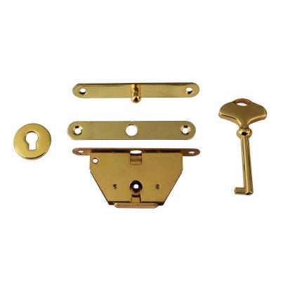 China For cigar box factory direct sale metal accessories jewelry cigar box wood custom mortise lock the half for sale