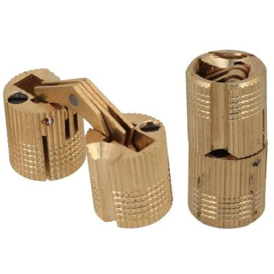 China Jewelry Box Small Brass Hidden Hinges For Wooden Storage Box for sale