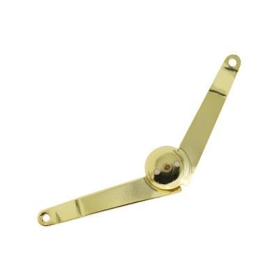 China High Quality Leather Type Nil PU Box Lid Stay Support Hinge Lid Stay Rail Gold Cover Stay Open Hinges for sale