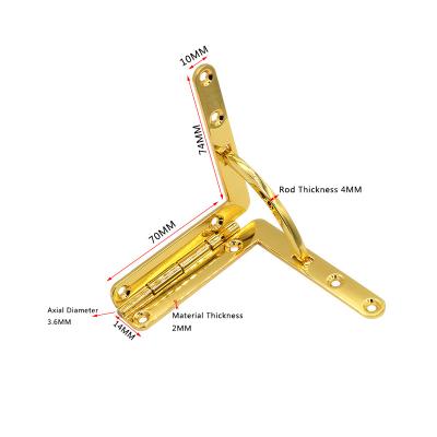 China Null Jewelry Making Wooden Box Heavy Duty Zinc Alloy Metal Large Quadrant Hinge for sale