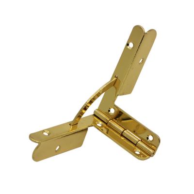 China Box Hinge Cigar Case Furniture Zero Zinc Alloy Material 90 Degree Support Folding Hinge For Jewelry Wine Wooden Box for sale