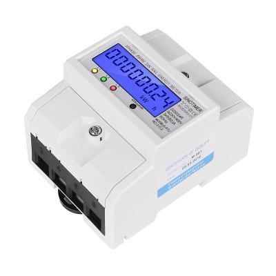 China AC 220V Electronic Digital Watt Hour Meter DDS024R Digital Backlight Watt Hour Meter KWH Power Meter Three Phase Watt Meter for sale