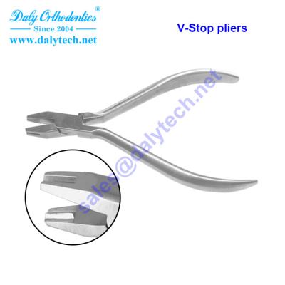 China V-Stop pliers of dental products from orthodontic supply company for sale