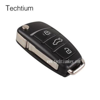 China Key For Audi High Quality 3 Button Car Remote Key Shell Remote Key Cover For Audi a6 a4 b5 q5 for sale