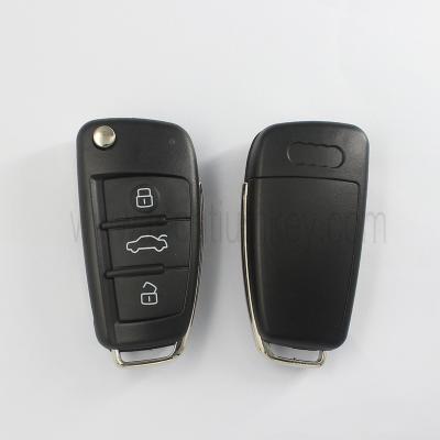 China Replacement 433MHZ ID48 3 Button Remote Car Key For Audi A3 A3TT for sale