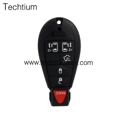 China 6 Buttons Case Smart Key Shell Case Car Key Shell With Blade For Jeep Dodge Chrysler Key FOB Chry-KS-30C Remote for sale