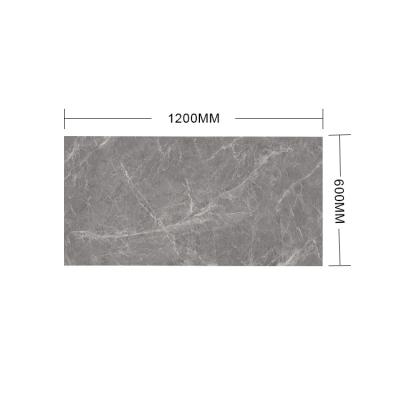 China 0.72m Square Meter Acid Resistant Non Slip Semi-Polished Glazed Porcelain Ceramic Tile For Living Room Flooring for sale