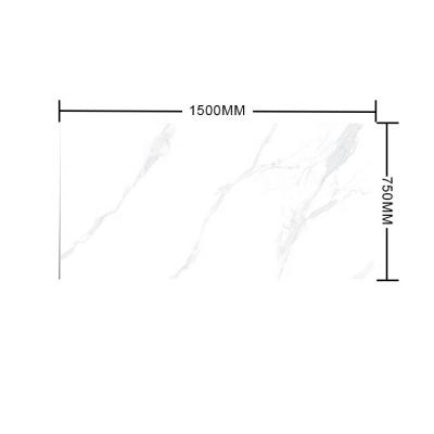 China Hot Sale Products Bathroom Acid Resistant Kitchen Hewn 750*1500mm Subway Ceramic Wall Tile In WhiteHot Sale Products for sale