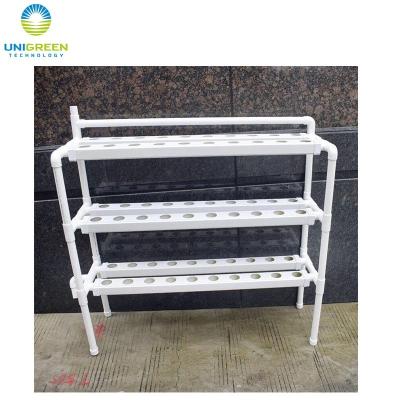 China Hot Sale Farms PVC Mini White Lettuce Garden NFT Hydroponics System Vertical for sale