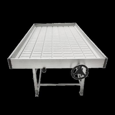 China Hot Selling ABS Elevate Table Greenhouse Ebb and Flow Rolling Bench for Plants for sale