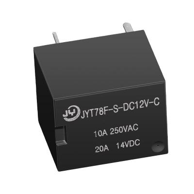 China Small Sealed Automotive Relay 20A/14VDC/0.6W Set Type 5 Pin Electromagnetic Conversion Relay for sale