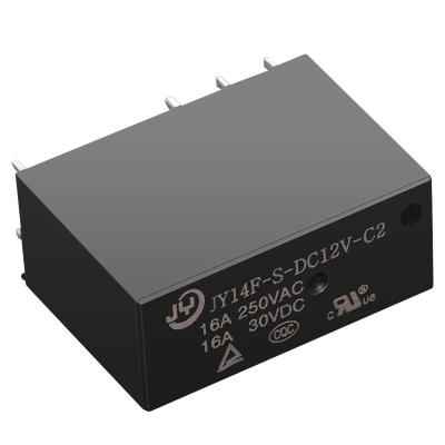 China Sealed Power 14F Relay Appliances Available 16A /250VAC Small 2 Group Type 8 Pin Conversion Relay for sale