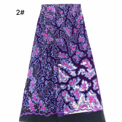 China G1705-52 Viable Cheap Purple Lace Fabric Cord Lace Fabric For Nigerian Wedding Lace Fabric for sale