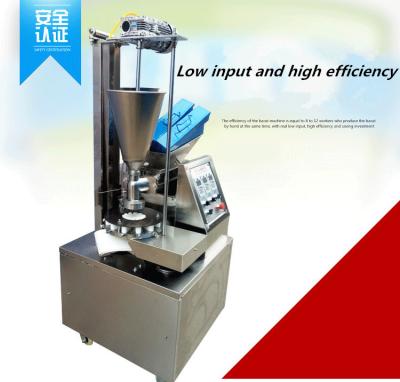 China Low Energy High Speed ​​Double Hopper Automatic Chinese Stuffed Bread Maker / Baozi Roll Machine Steamed Bed for sale