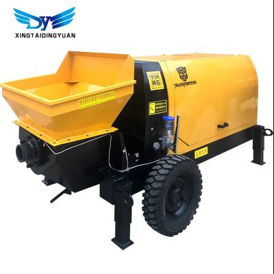 China Building material stores mobile concrete pump /diesel concrete pump/trailer concrete pump for sale