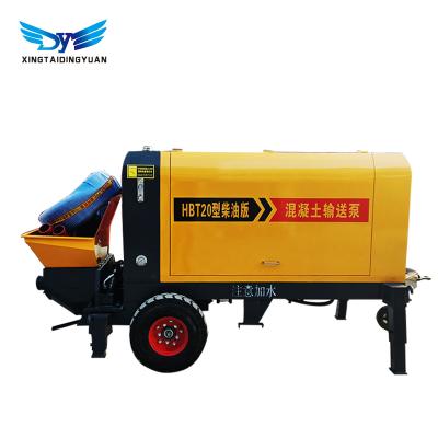 China Building Material Shops low price gasoline concrete / mini concrete pump high efficiency trailer concrete pump for sale for sale