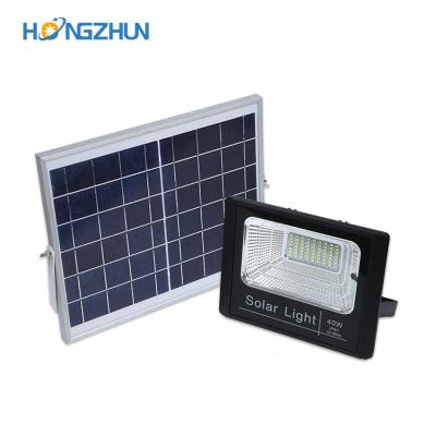 China High power ip65 outdoor 10w waterproof aluminum garden 25w 40w 60w 100w led solar flood light for sale