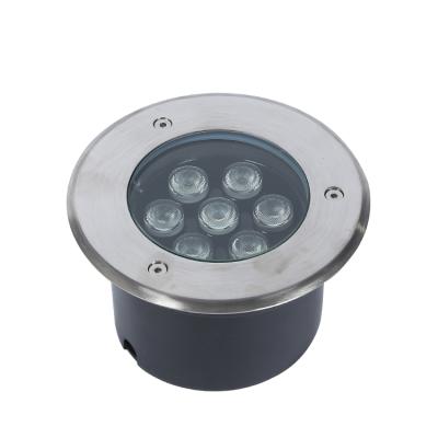 China Bridgelux IP65 Underground High Lumen Stainless Steel RGB 7watt LED Outdoor Waterproof Underground Light for sale