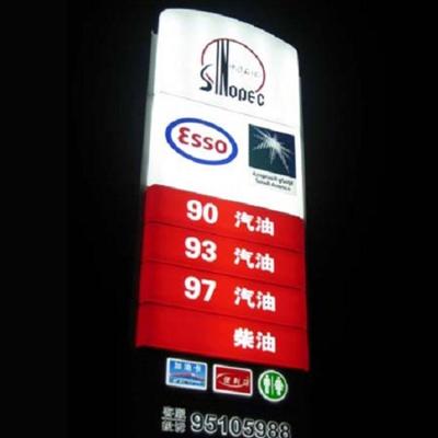 China Long Life Durability Waterproof Gas Station Led Digital Signage Gas Station Pylon Price Advertise Sign for sale