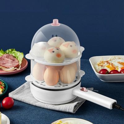 China Household double - layer steamer, mini steamer for steaming eggs for sale