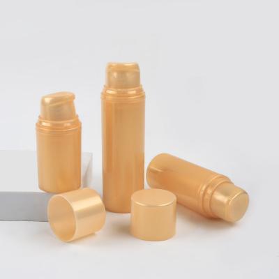 China Cosmetic 15ml30ml 50ml colorful airless PP plastic bottle vacuum cosmetic lotion mini empty pump bottle for sale