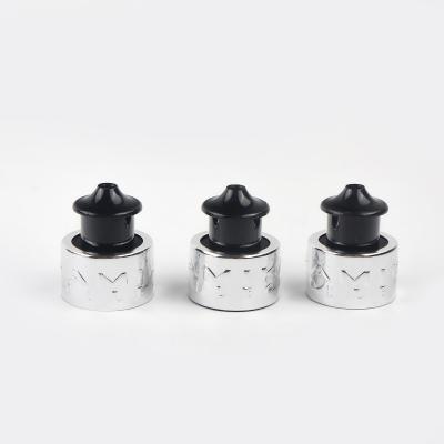 China Non Spill Non Spill 24/410 28/410 Push Pull Plastic Bottle Screw Cover Cap for sale