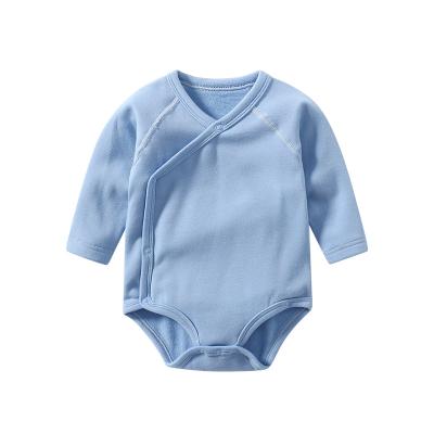 China Short Sleeeves Kimono Infant Baby Clothes Velvet Dralon Cotton Winter Newborn Rompers For Boys Girls for sale