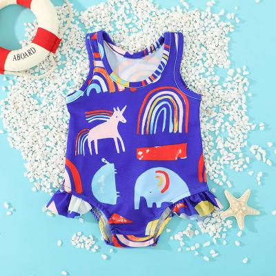 China Breathable Garbage Baby Swimwear Summer Beach Wear One Pice Swimsuit Bikini for sale