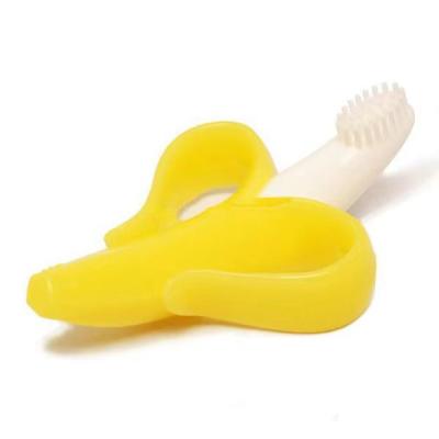 China OEM Factory Eco-Friendly Wooden Teddy Bear Baby Silicone Teether Toys Banana For NET/OA/AMS For 30 Days for sale