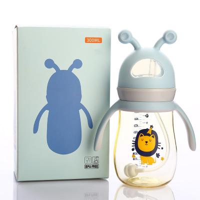 China BPA Free OEM Customized Bottles Baby Feeding In China PPSU 300ML Milk Bottle for sale