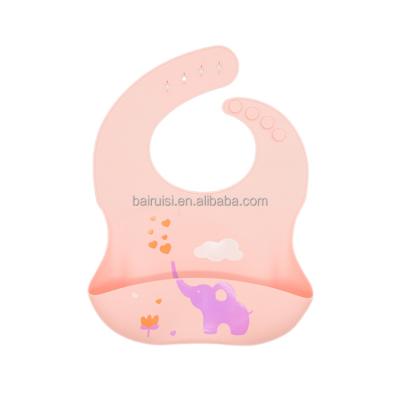 China Viable Production Silicone Baby Bib Professional Food Catcher Sustainable Baby Hive Bib for sale